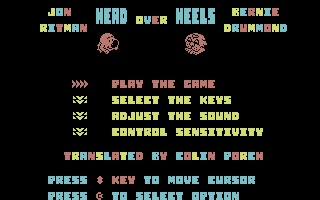 Head Over Heels screenshot 4 for Commodore 64